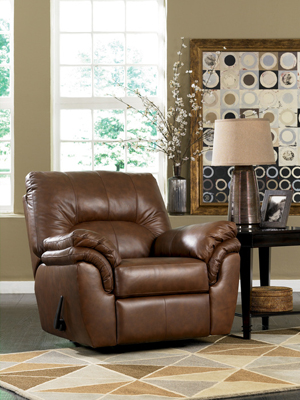 Warren Brown Rocker Recliner