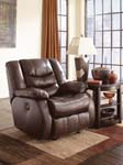 Revolution Burgundy Glider Recliner