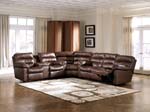 Memphis Brown 3 Piece Reclining Sectional Sofa