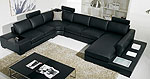 Contemporary Leather Sectional Sofa