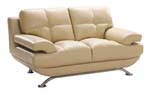 GL Love Seat Capuccino Leatherette