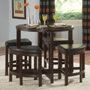 Brussel II 5-Piece Counter Height Dinette