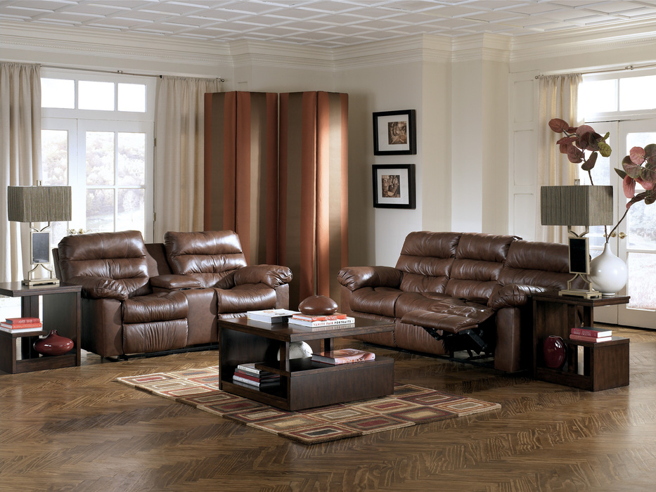 Brown Leather Sofa And Recliner