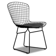 Modern Wire Chair Black