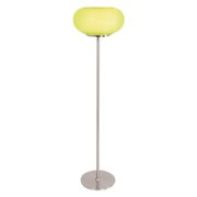 Floor Lamp-Brushed Chrome-Green