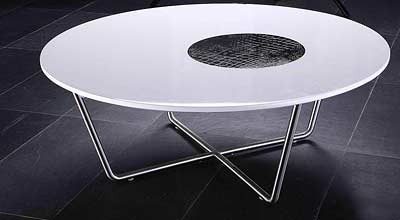 EVG-868 Circular lacquered top Coffee Table