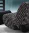 Fabric Lounge Set - Chair and Ottoman VG-Roan