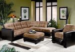 Helly  Beach Collection Microfiber Sectional Set