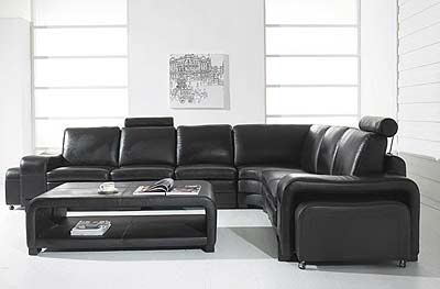 Yolis Sectional leatehr sofa modern Contemporary