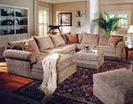 Woodwest Collection Fabric Sectional Set