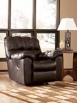 Max Chocolate Swivel Rocker Recliner