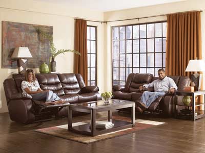 Burgundy Leather Sofa on Burgundy Reclining Sofa  Loveseat And Glider Recliner Set   Sofas