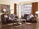 Revolution Burgundy Reclining Sofa, Loveseat and Glider Recliner Set