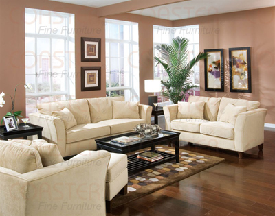 Park Place Collection Fabric Living Room Set 