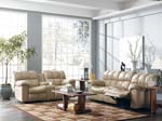 Max Chamois Swivel Rocker Recliner