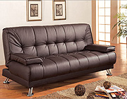 Brown sofa bed 3