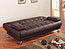 Brown sofa bed 3