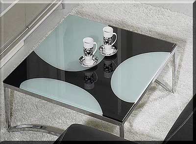 EVG-66 Square Glass Top Coffee Table