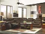 DuraBlend Cafe 3 Piece Reclining Sectional Sofa