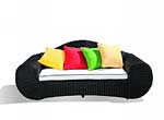 VG-9097 Sofa with Cushion and Pillows