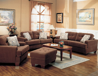 Stanley Collection Fabric Living Room Set 