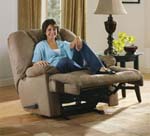 Duraplush Mocha Rocker Recliner