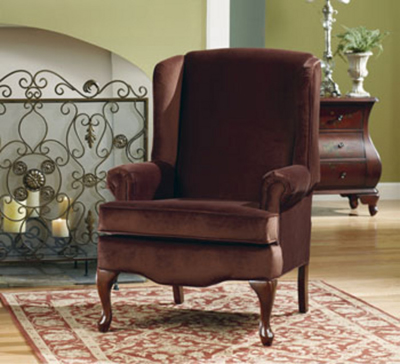 Buckingham Walnut Queen Anne Chair