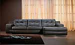 Fiore Sofa Sectional Leather  Beige
